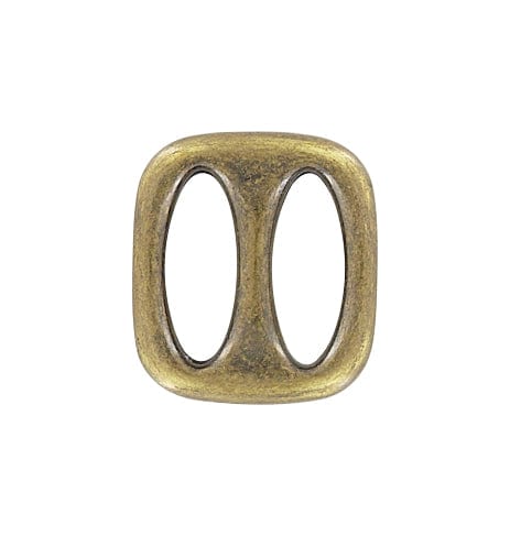 Ohio Travel Bag Rings & Slides 1" Antique Brass, Cast Slide Ring, Zinc Alloy, #C-2045-ANTB C-2045-ANTB