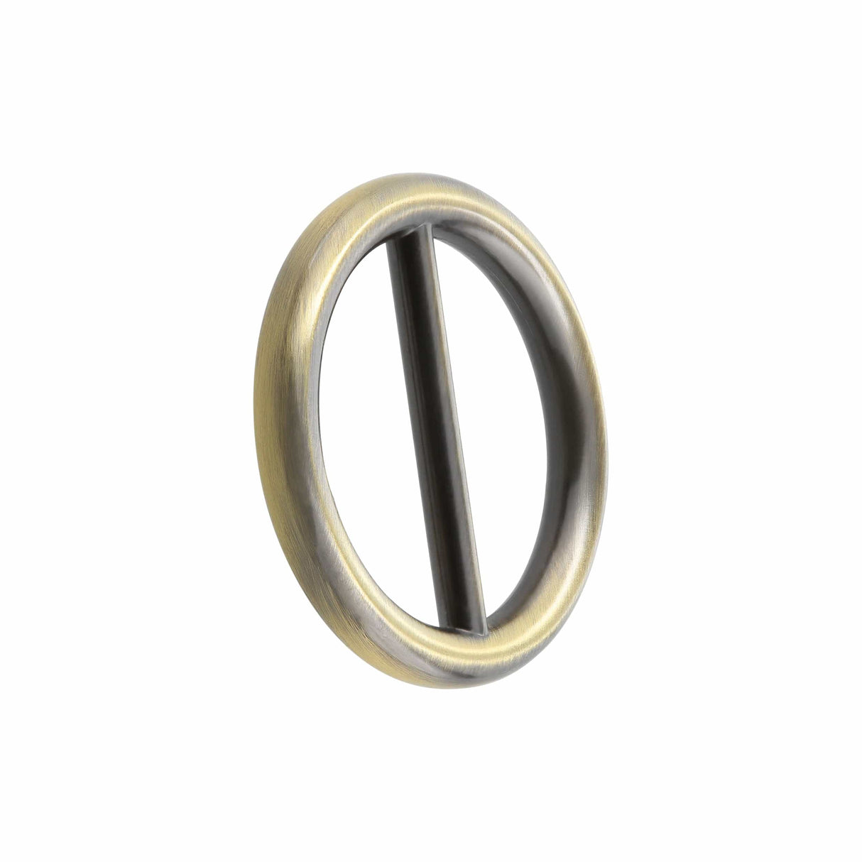 Ohio Travel Bag Rings & Slides 1" Antique Brass, Round Slide, Zinc Alloy, #P-3206-ANTB P-3206-ANTB