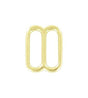 Ohio Travel Bag Rings & Slides 1" Brass, Cast Slide Ring, Solid Brass, #C-1596 C-1596
