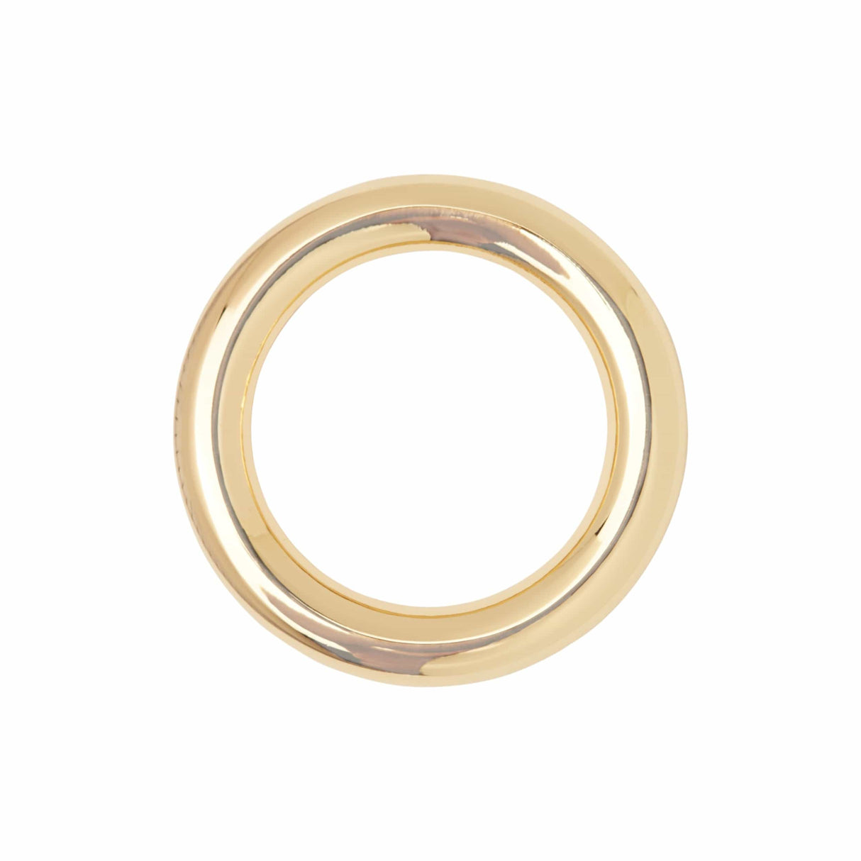 Ohio Travel Bag Rings & Slides 1" Gold, Cast Heavy Round Ring, Zinc Alloy, #P-2549-GOLD P-2549-GOLD