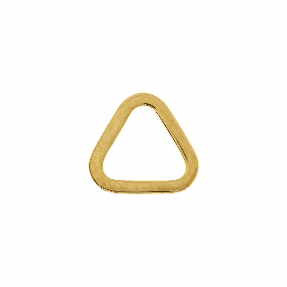 Ohio Travel Bag Rings & Slides 1" Gold, Flat Triangle, Zinc Alloy, #P-3033-GOLD P-3033-GOLD