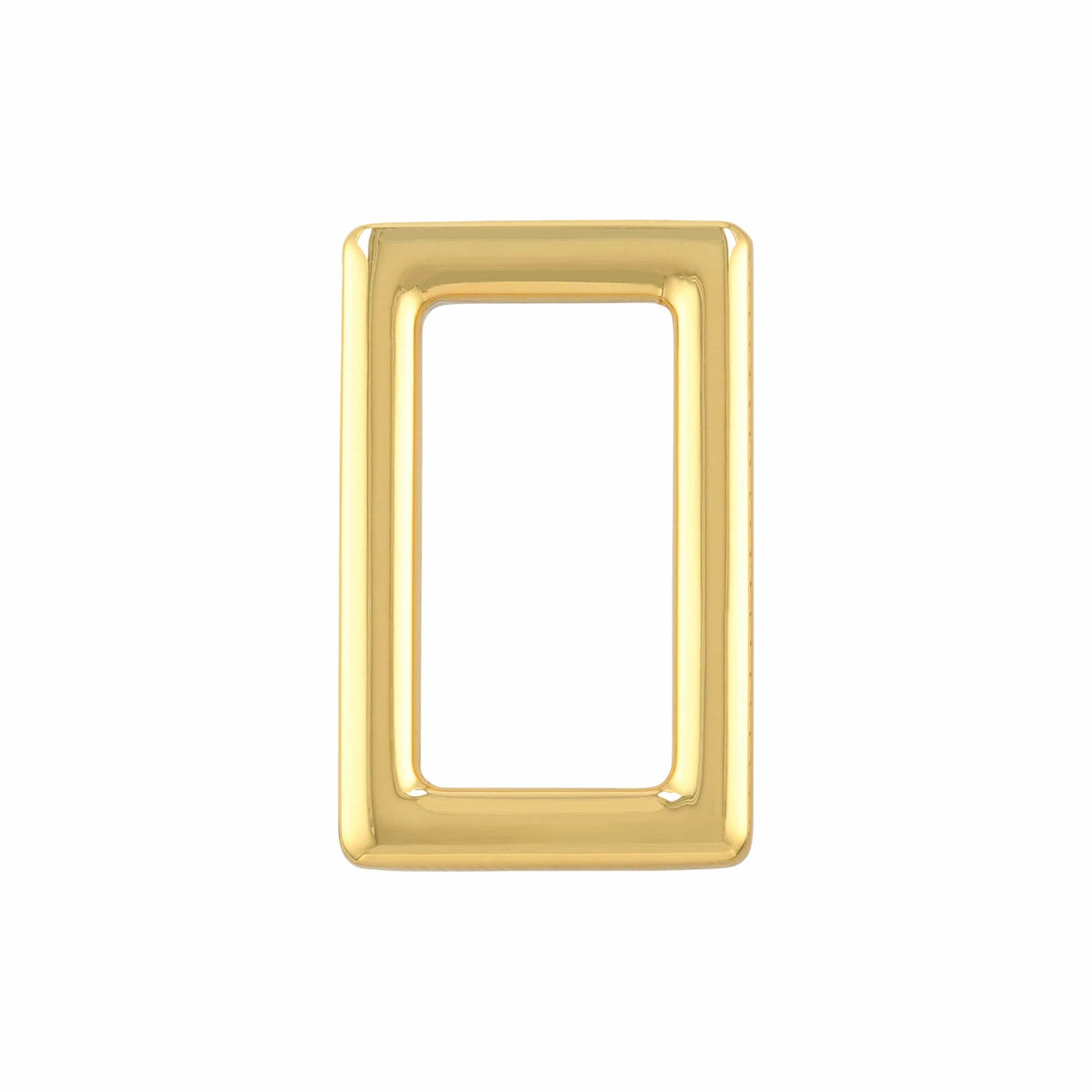 Ohio Travel Bag Rings & Slides 1" Gold, Rectangular Ring, Zinc Alloy, #P-3113-GOLD P-3113-GOLD