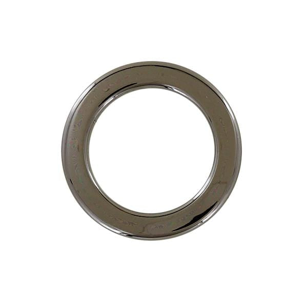 Ohio Travel Bag Rings & Slides 1" Gunmetal, Flat Round Ring, Steel, #P-3164-GUNM P-3164-GUNM