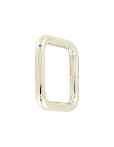 Ohio Travel Bag Rings & Slides 1" Nickel, Welded Ring, Steel, #P-2260-NP P-2260-NP