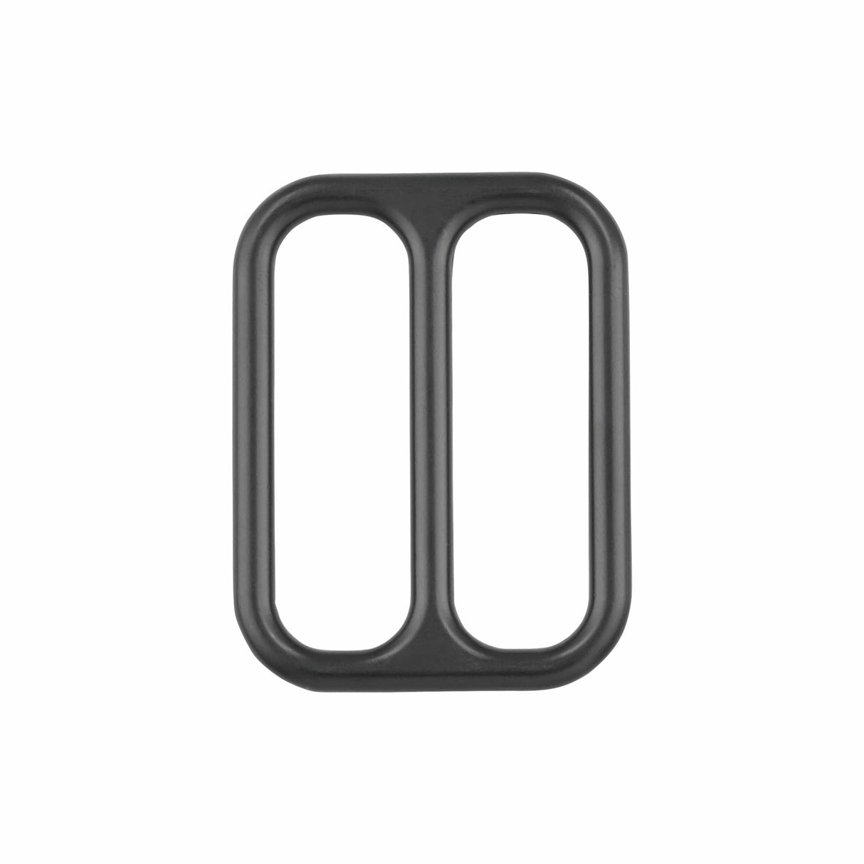 Ohio Travel Bag Rings & Slides 2" Black, Double Loop, Zinc Alloy, #P-2560-BLK P-2560-BLK