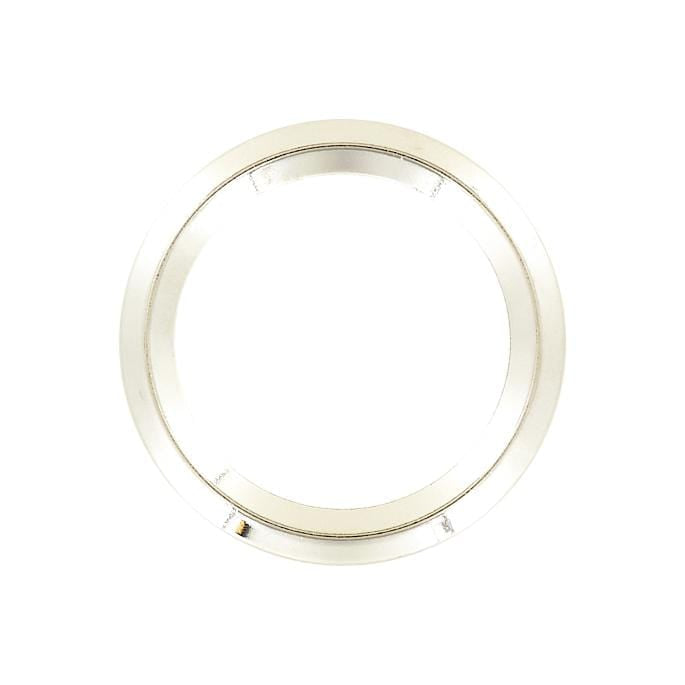 Ohio Travel Bag Rings & Slides 2" Nickel, Beveled Round Ring, Zinc Alloy, #P-2880-NIC P-2880-NIC