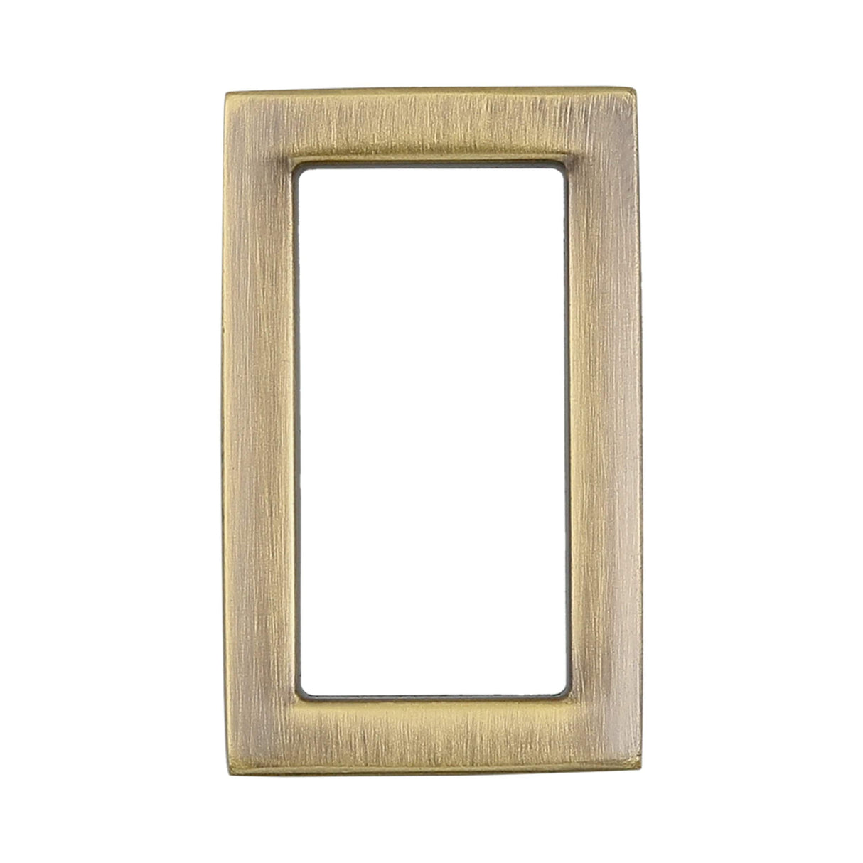 Ohio Travel Bag Rings & Slides 3/4" Antique Brass, Rectangular Concave Ring, Zinc Alloy, #P-2556-ANTB P-2556-ANTB