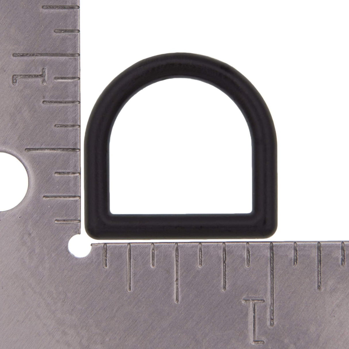 Ohio Travel Bag Rings & Slides 3/4" Black, Cast D-Ring, Zinc Alloy, #D-303-BLK D-303-BLK
