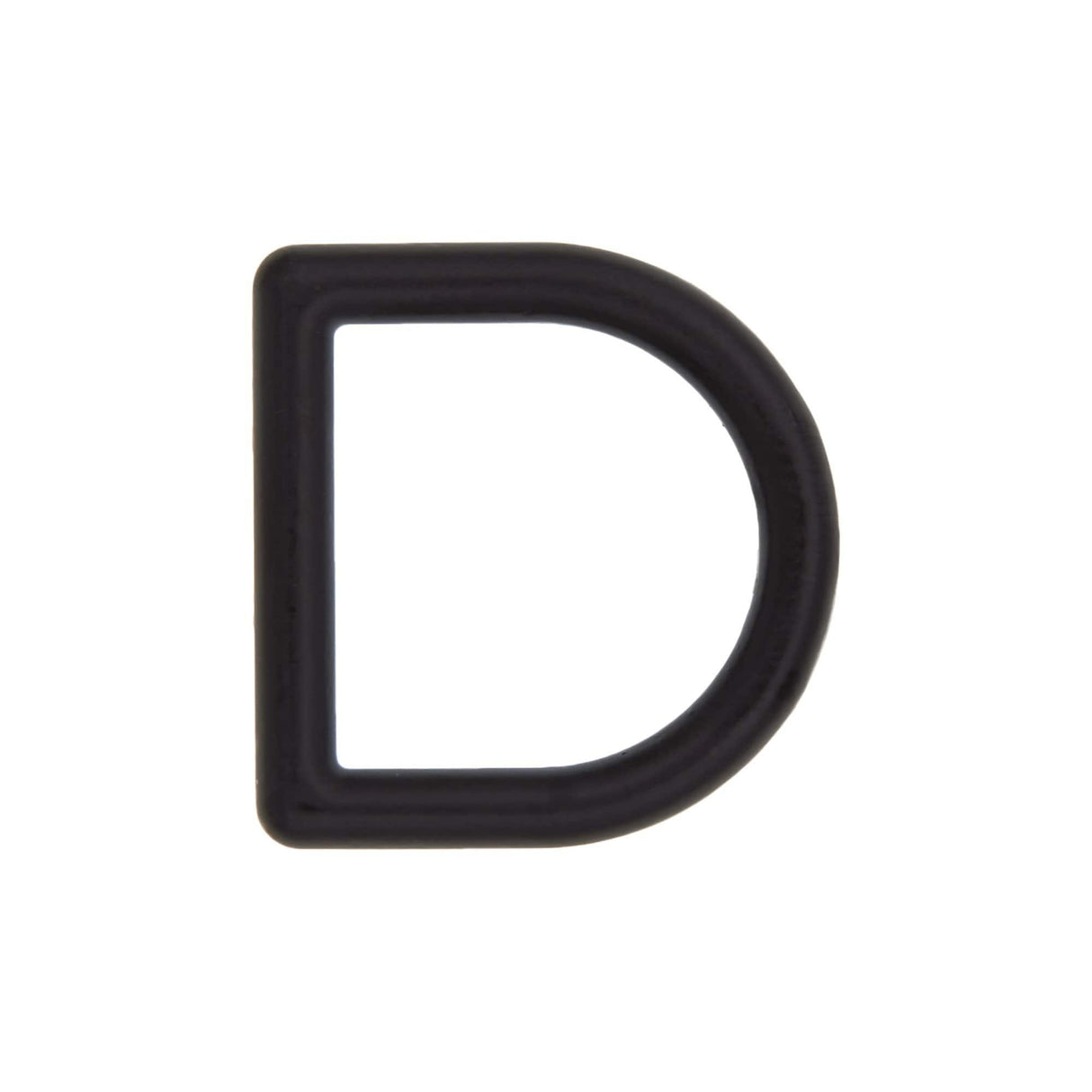 Ohio Travel Bag Rings & Slides 3/4" Black, Cast D-Ring, Zinc Alloy, #D-303-BLK D-303-BLK