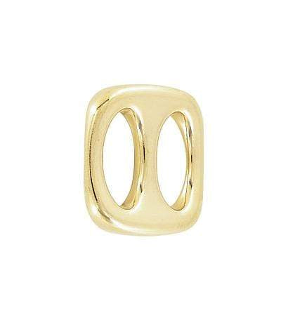 Ohio Travel Bag Rings & Slides 3/4" Gold, Cast Slide Ring, Zinc Alloy, #C-2044-GOLD C-2044-GOLD