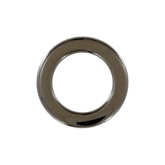 Ohio Travel Bag Rings & Slides 3/4" Gunmetal, Flat Round Ring, Steel, #P-3163-GUNM P-3163-GUNM