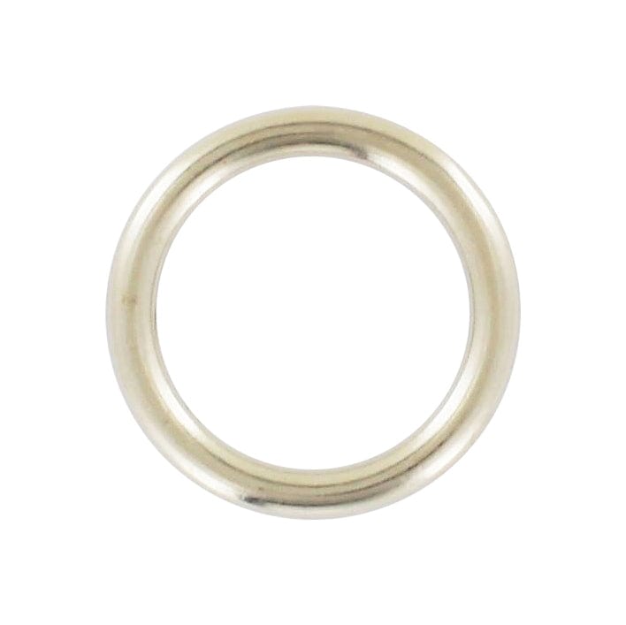 Ohio Travel Bag Rings & Slides 3/4" Nickel, Cast Round Ring, Zinc Alloy, #A-232-NP A-232-NP