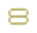 Ohio Travel Bag Rings & Slides 5/8" Brass, Cast Slide, Zinc Alloy, #C-1187-BP C-1187-BP