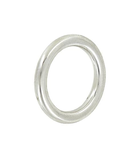 Ohio Travel Bag Rings & Slides 5/8" Nickel, Cast Round Ring, Zinc Alloy, #A-231-NP A-231-NP