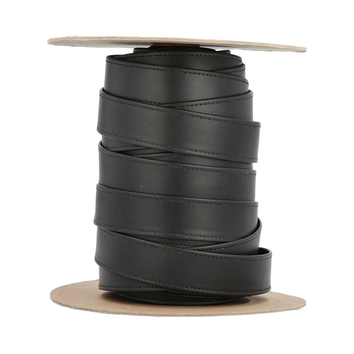 Ohio Travel Bag Strapping 1 1/4" Black, Leather Strapping, Leather, #CALF-1-1-4-BLK CALF-1-1-4-BLK