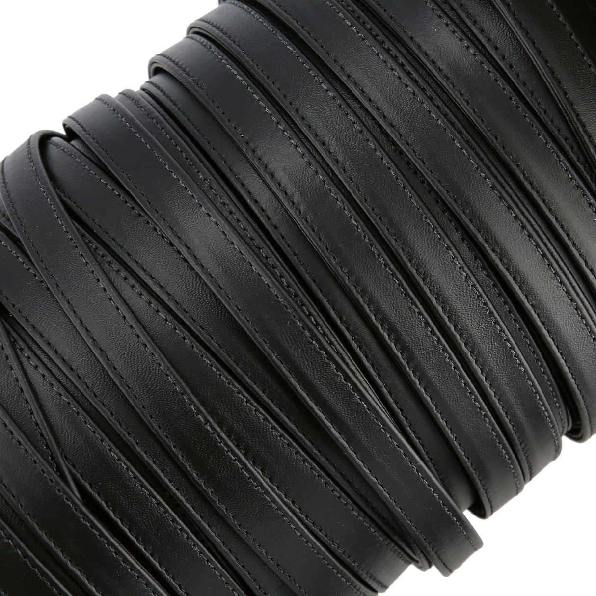 Ohio Travel Bag Strapping 1/2" Black, Leather Strapping, Leather, #CALF-1-2-BLK CALF-1-2-BLK