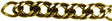 Ohio Travel Bag Strapping 1/2" Brass, Purse Chain, Solid Brass, #P-200X-SB P-200X-SB