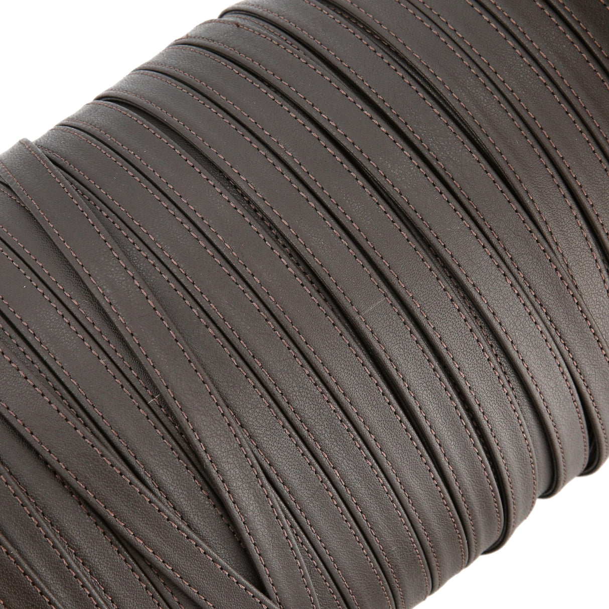 Ohio Travel Bag Strapping 1/2" Dark Brown, Leather Strapping, Leather, #CALF-1-2-DKBRO CALF-1-2-DKBRO