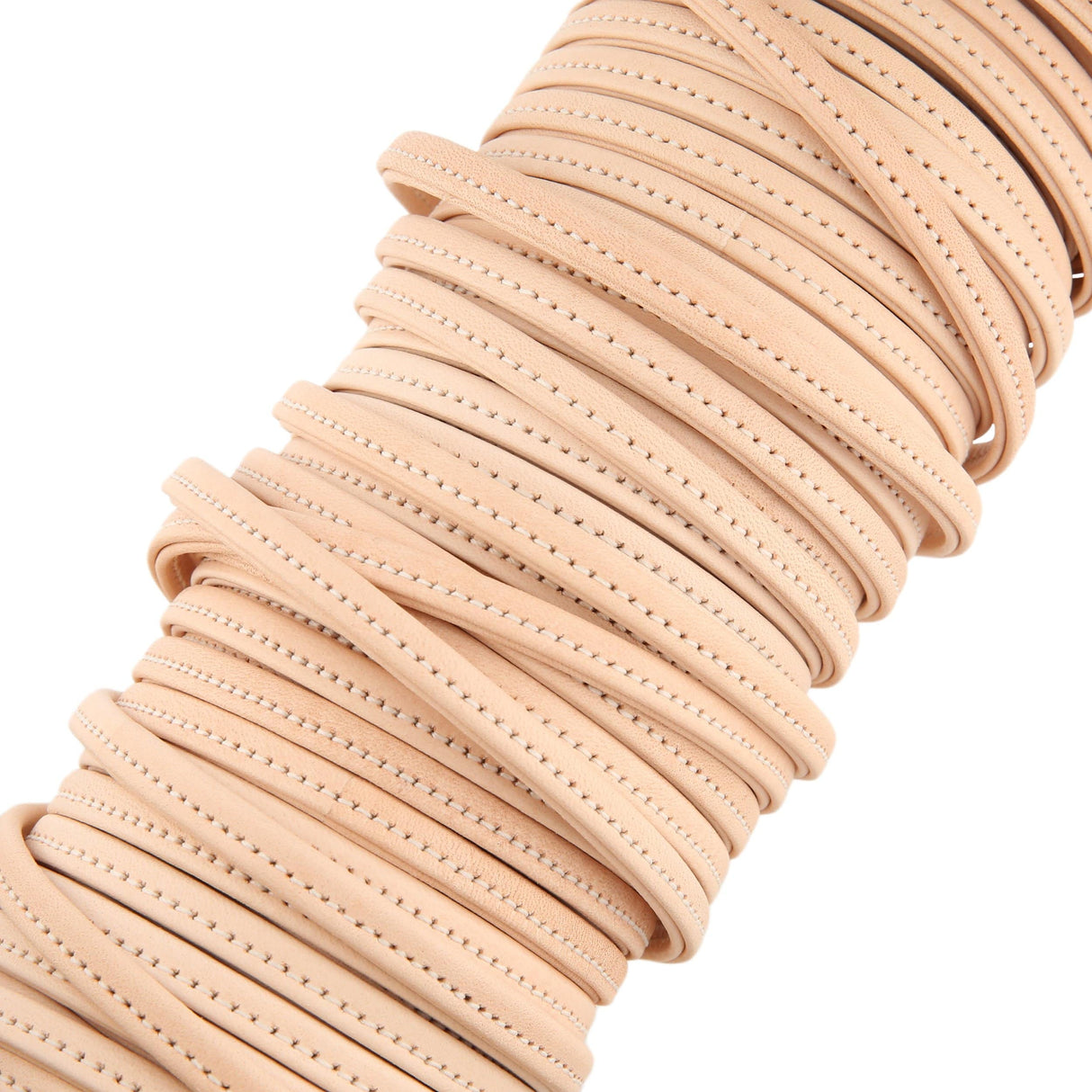 Ohio Travel Bag Strapping 1/4" Natural Russet, Tubular Strapping, Leather, #CALF-1-4-RUS CALF-1-4-RUS