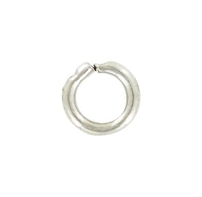 Ohio Travel Bag Strapping 1/4" Nickel Plated, Split Round Jump Ring, Steel, #A-416-NP A-416-NP