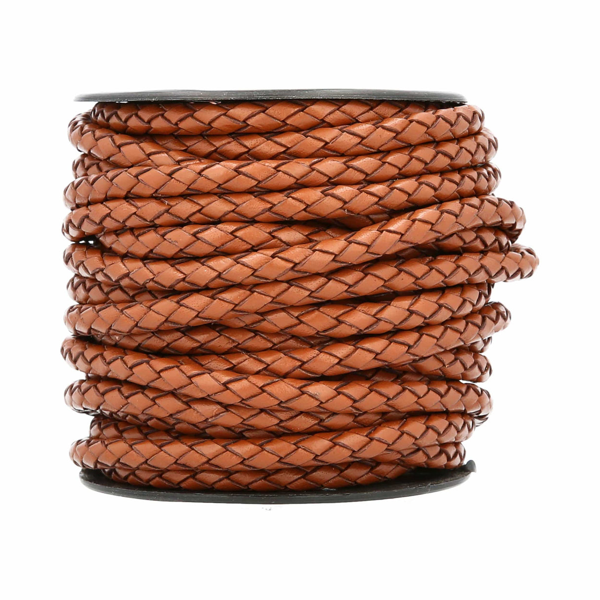 Ohio Travel Bag Strapping 1/4" Saddle Tan, Braided Bolo Cord, Leather, #M-1634-STAN M-1634-STAN