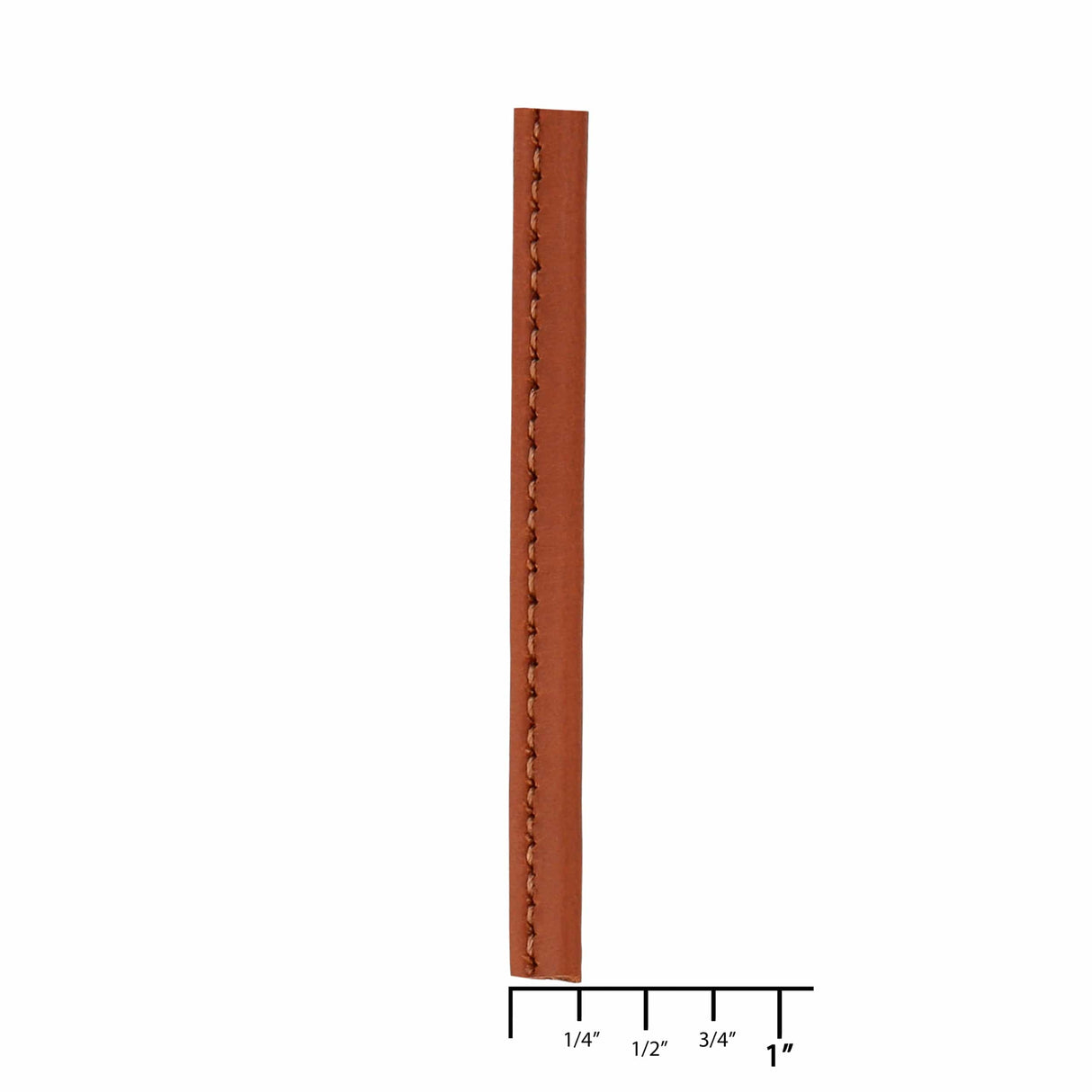 Ohio Travel Bag Strapping 1/4" Tan, Tubular Strapping, Leather, #CALF-1-4-GTAN CALF-1-4-GTAN