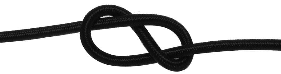 Ohio Travel Bag Strapping 1/8" Black, Elastic Cording, Polyester, #EL-1182 EL-1182