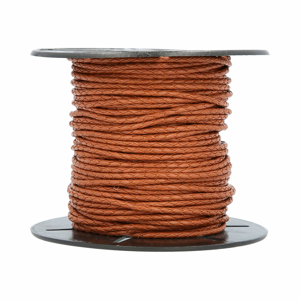 Ohio Travel Bag Strapping 1/8" Saddle Tan, Braided Bolo Cord, Leather, #M-1632-STAN M-1632-STAN