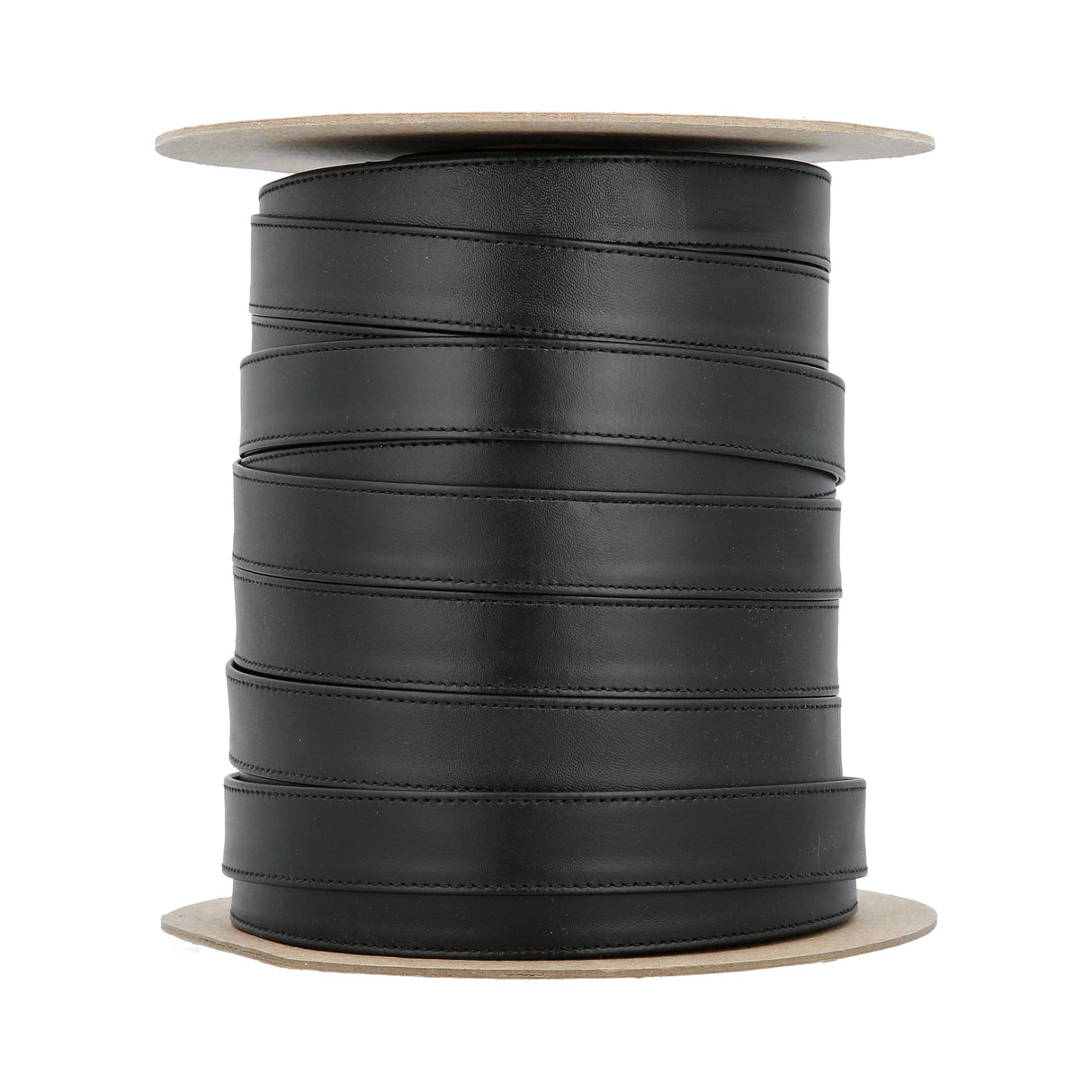 Ohio Travel Bag Strapping 1" Black, Leather Strapping, Leather, #CALF-1-BLK CALF-1-BLK