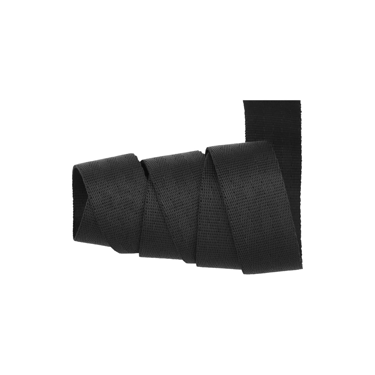 Ohio Travel Bag Strapping 1", Black, Seat Belt Webbing, Polyester, #PW-500-1 PW-500-1