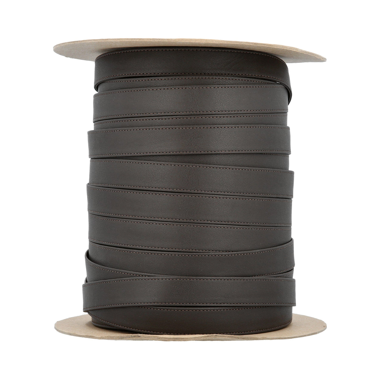 Ohio Travel Bag Strapping 1" Dark Brown, Leather Strapping, Leather, #CALF-1-DKBRO CALF-1-DKBRO