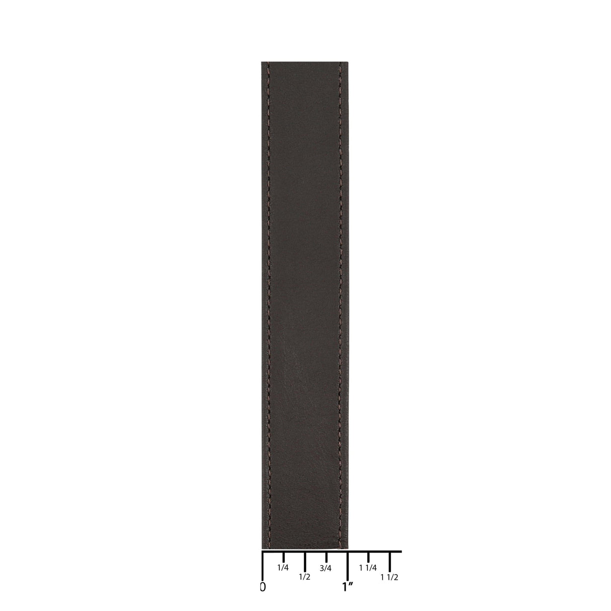 Ohio Travel Bag Strapping 1" Dark Brown, Leather Strapping, Leather, #CALF-1-DKBRO CALF-1-DKBRO