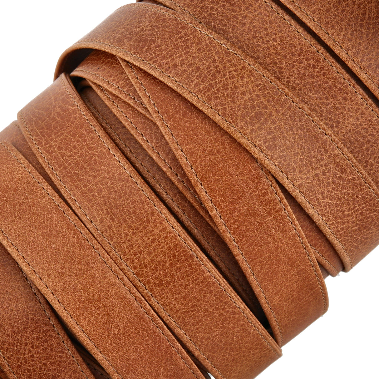 Ohio Travel Bag Strapping 1" Medium Brown, Leather Strapping, Leather, #CALF-1-MEDBRO CALF-1-MEDBRO