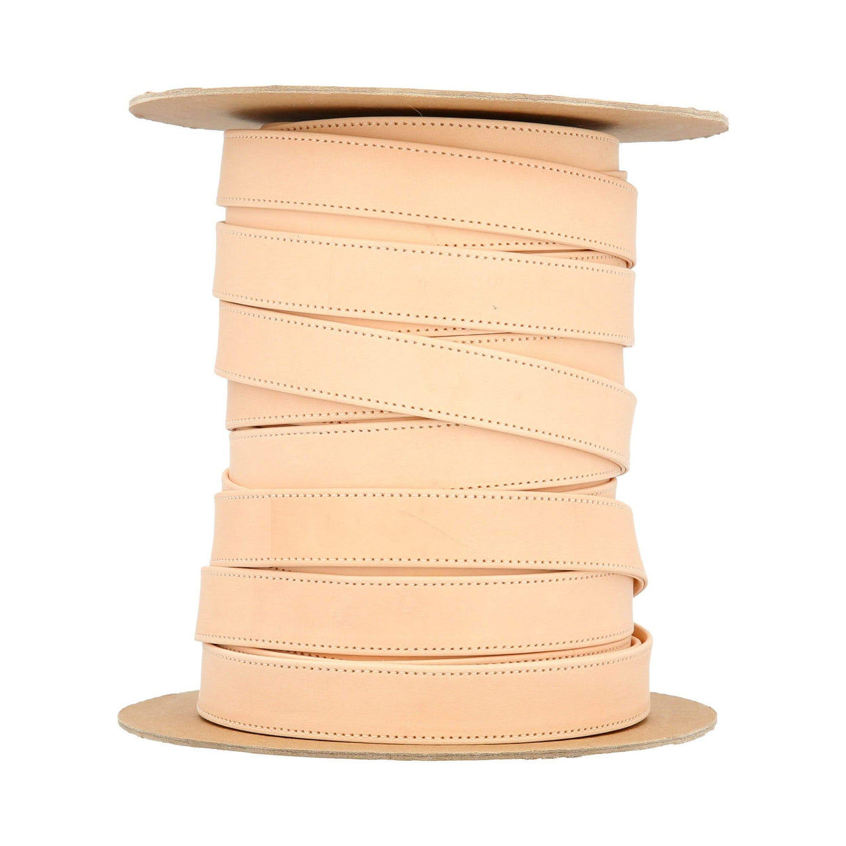 Ohio Travel Bag Strapping 1" Natural Russet, Flat Strapping, Leather, #CALF-1-RUS CALF-1-RUS