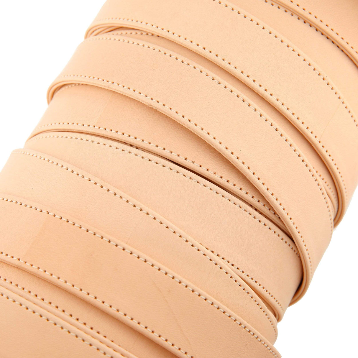 Ohio Travel Bag Strapping 1" Natural Russet, Flat Strapping, Leather, #CALF-1-RUS CALF-1-RUS