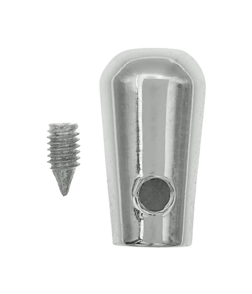 Ohio Travel Bag Strapping 3/16" Nickel, Cord End Tip, Steel, #P-2276-NP P-2276-NP