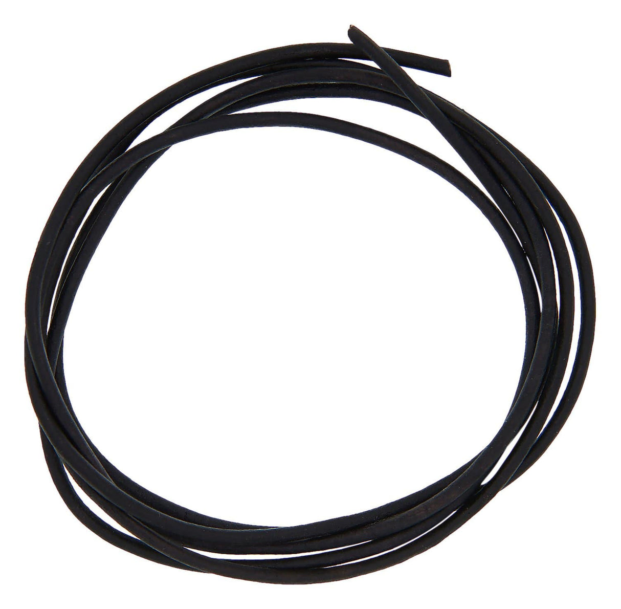 Ohio Travel Bag Strapping 3/32" Black, Round Cord, Leather, #M-1631-NATBLK M-1631-NATBLK