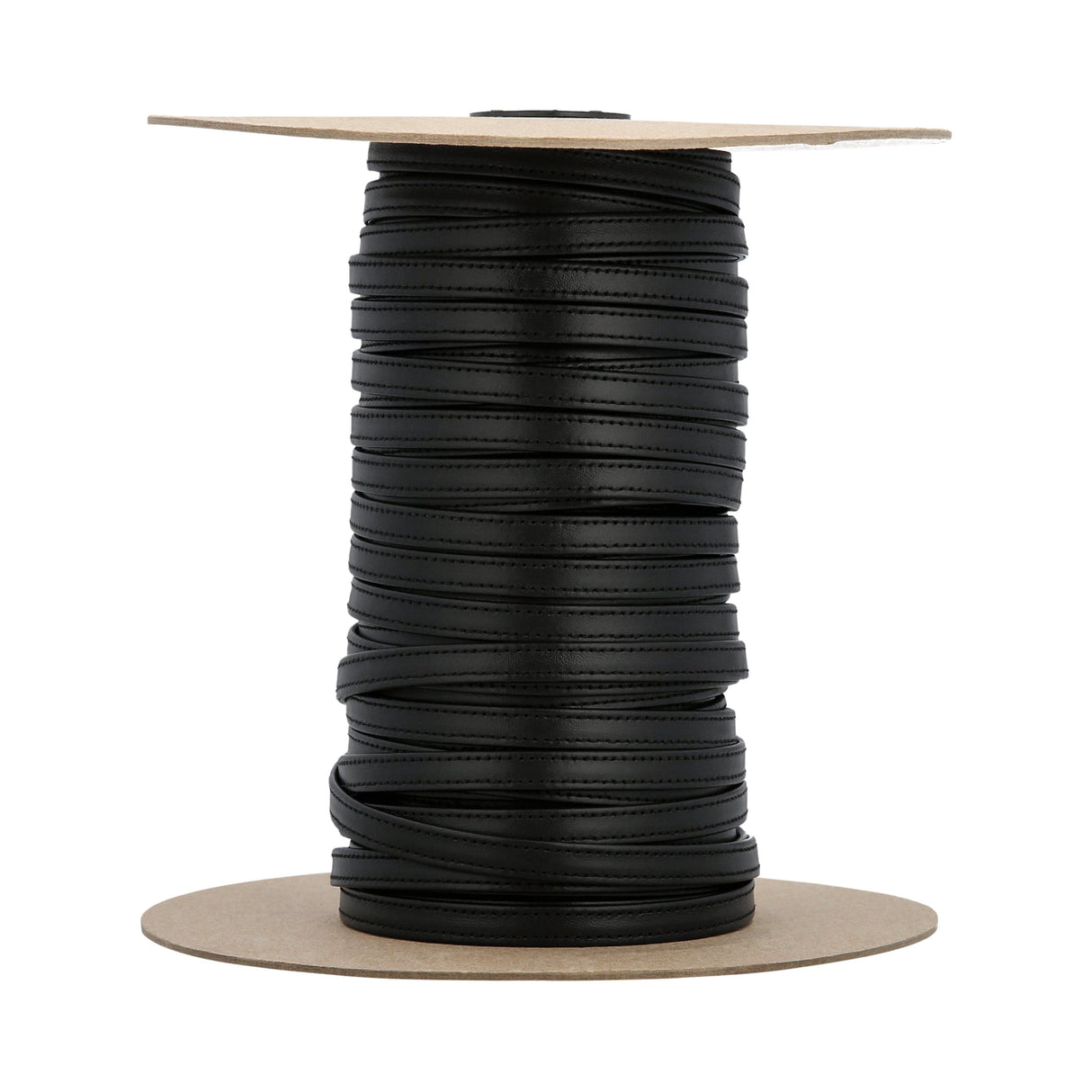 Ohio Travel Bag Strapping 3/8" Black, Leather Strapping, Leather, #CALF-3-8-BLK CALF-3-8-BLK