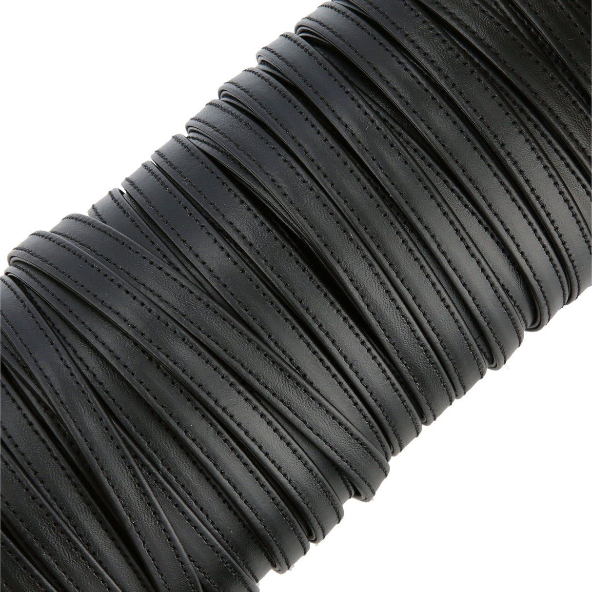 Ohio Travel Bag Strapping 3/8" Black, Leather Strapping, Leather, #CALF-3-8-BLK CALF-3-8-BLK