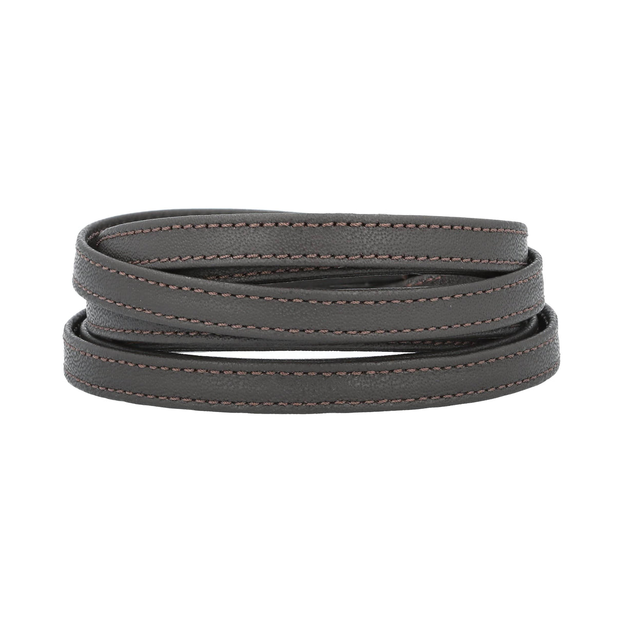 Ohio Travel Bag Strapping 3/8" Dark Brown, Flat Leather Strapping, #CALF-3-8-DKBRO CALF-3-8-DKBRO