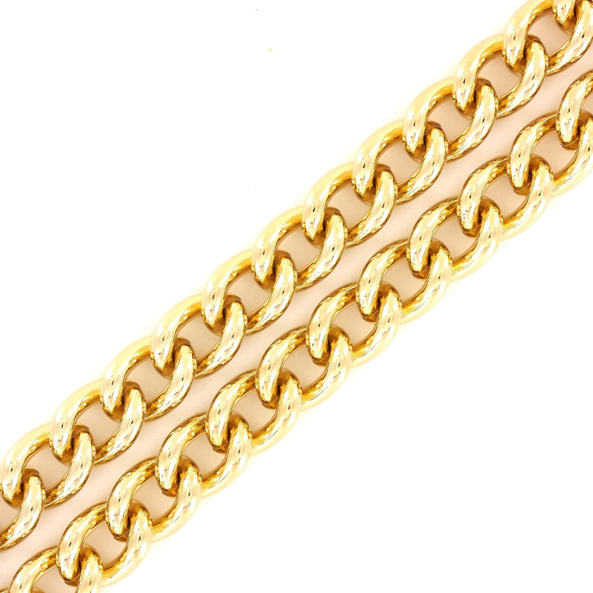 Ohio Travel Bag Strapping 3/8" Gold, Chain, Steel, #P-3238-GP P-3238-GP