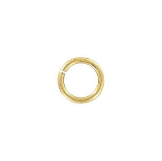Ohio Travel Bag Strapping 5/16" Brass Plated, Split Round Jump Ring, Steel, #A-419-BP A-419-BP