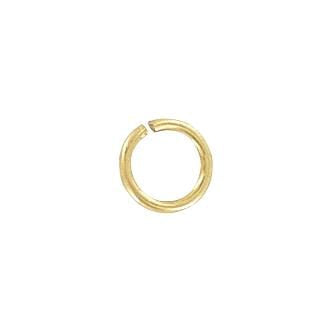 Ohio Travel Bag Strapping 5/16" Brass Plated, Split Round Jump Ring, Steel, #A-419-BP A-419-BP