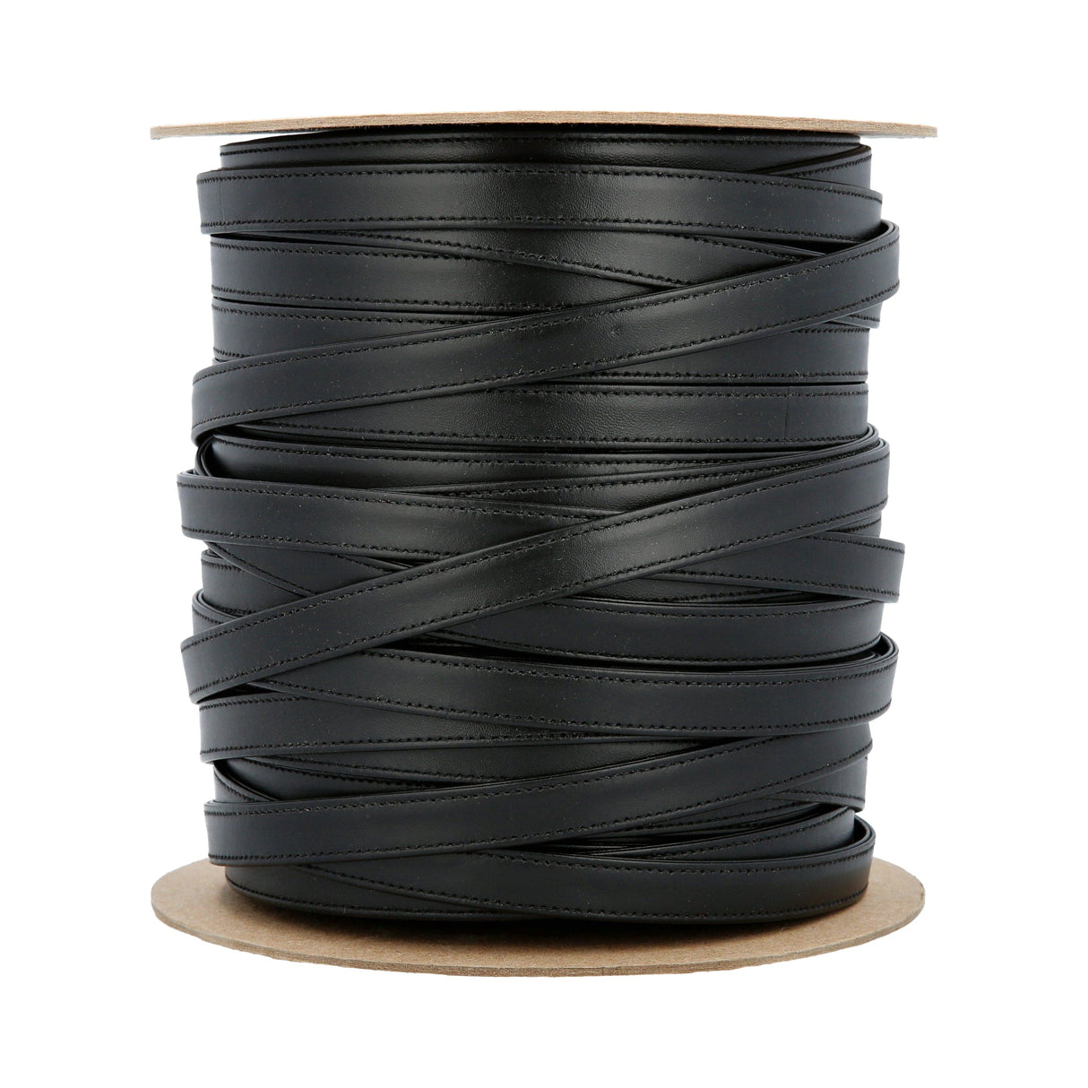 Ohio Travel Bag Strapping 5/8" Black, Leather Strapping, Leather, #CALF-5-8-BLK CALF-5-8-BLK