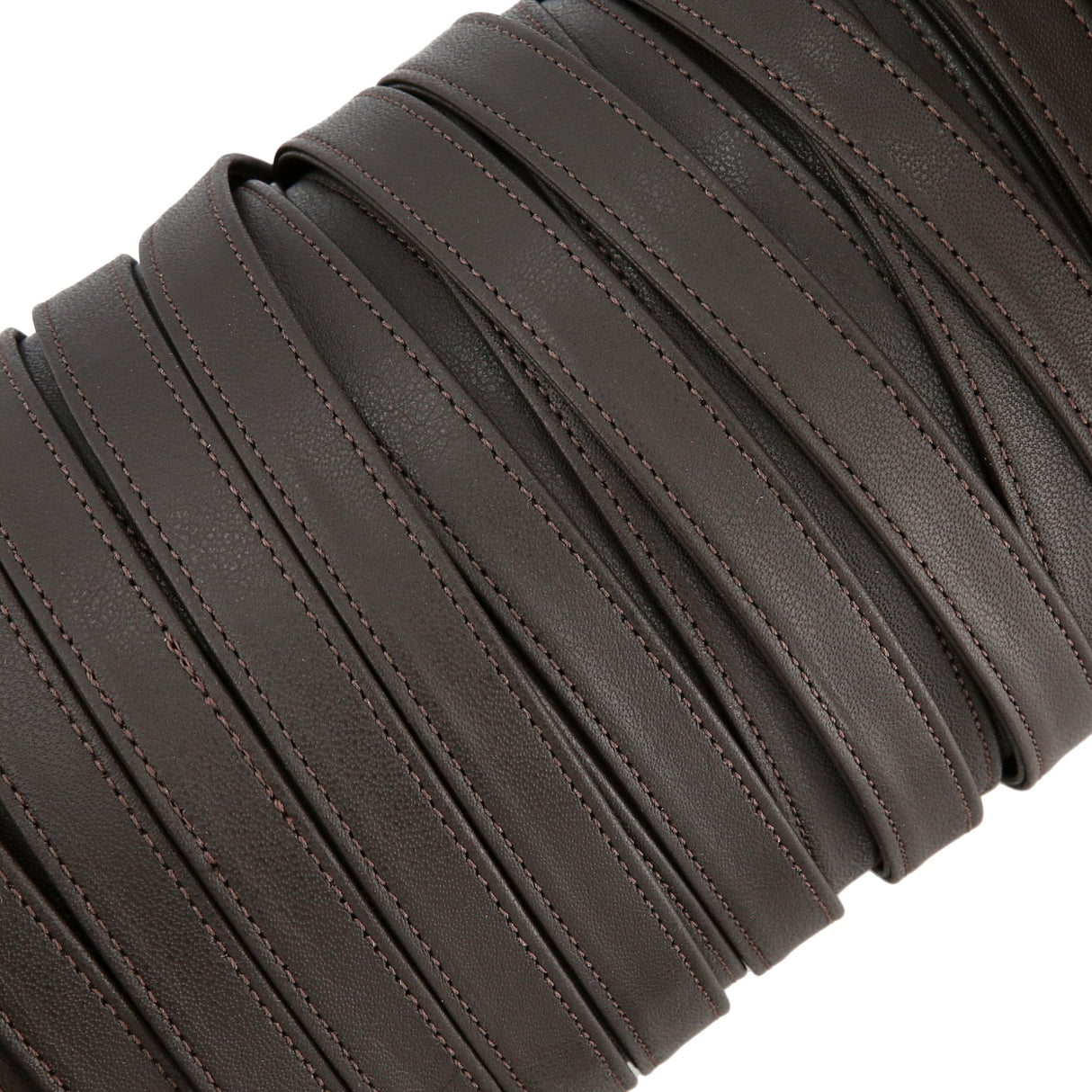 Ohio Travel Bag Strapping 5/8" Dark Brown, Leather Strapping, Leather, #CALF-5-8-DKBRO CALF-5-8-DKBRO