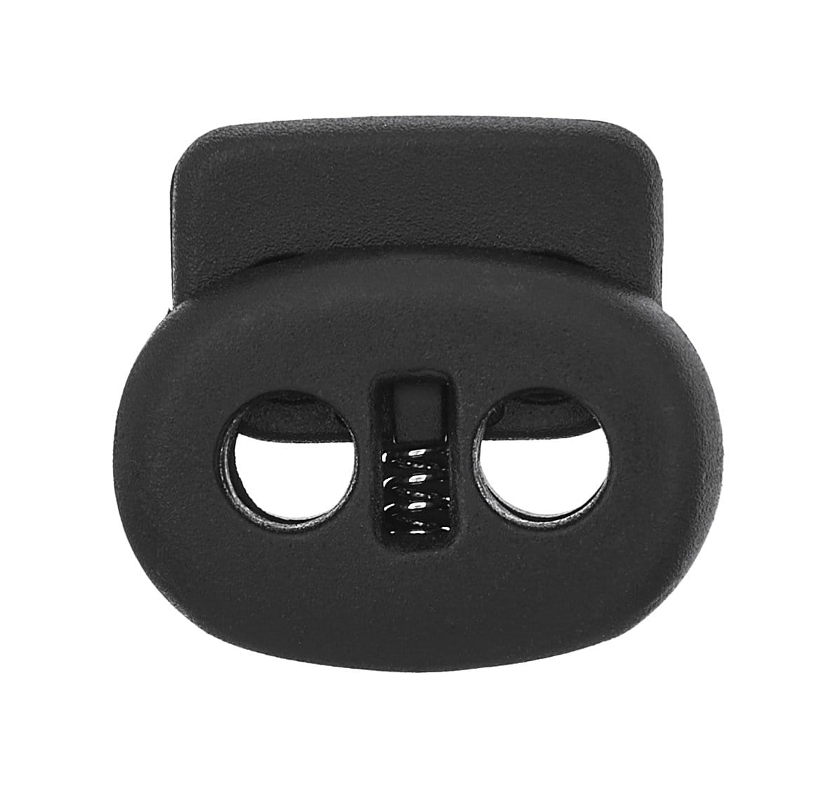 Ohio Travel Bag Strapping 7/8" Black, Double Cord Lock, Plastic, #C-1748 C-1748