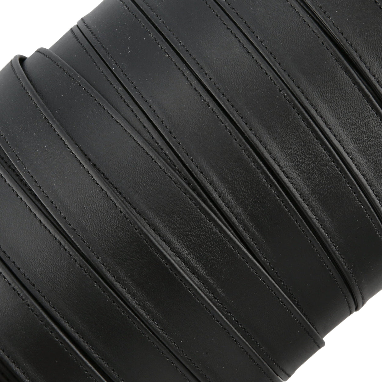 Ohio Travel Bag Strapping 7/8" Black, Leather Strapping, Leather, #CALF-7-8-BLK CALF-7-8-BLK