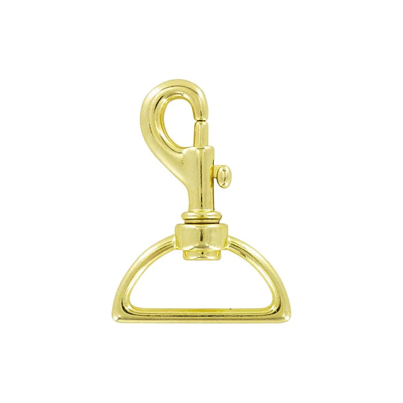 1 1/2" Brass, Bolt Swivel Snap Hook, Zinc Alloy