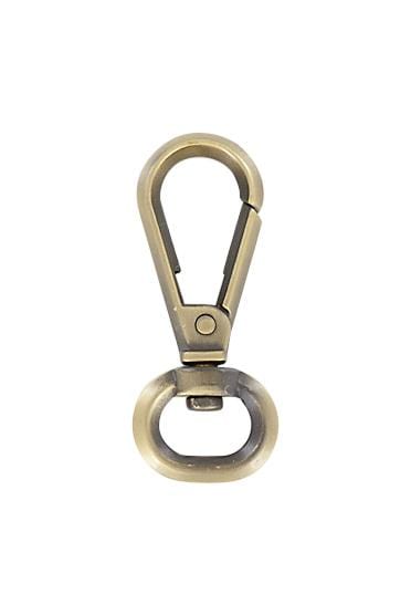 Ohio Travel Bag Swivel Snaps 1/2" Antique Brass, Lever Swivel Snap Hook, Zinc Alloy, #P-2887-ANTB P-2887-ANTB