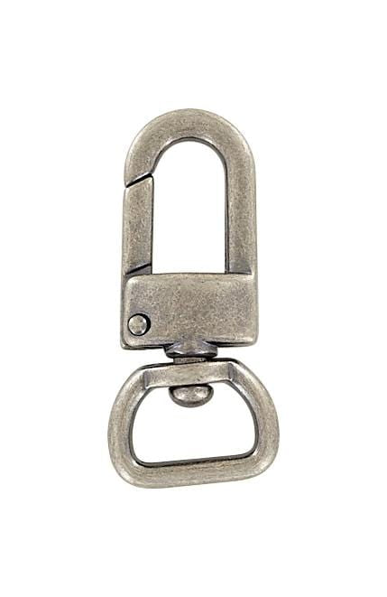 Ohio Travel Bag Swivel Snaps 1/2" Antique Silver, Lever Swivel Snap Hook, Zinc Alloy, #P-2765-ANTS P-2765-ANTS